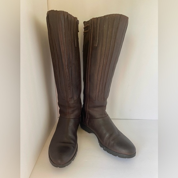 Merrell Vera Peak Brown Leather Boots - Picture 1 of 11